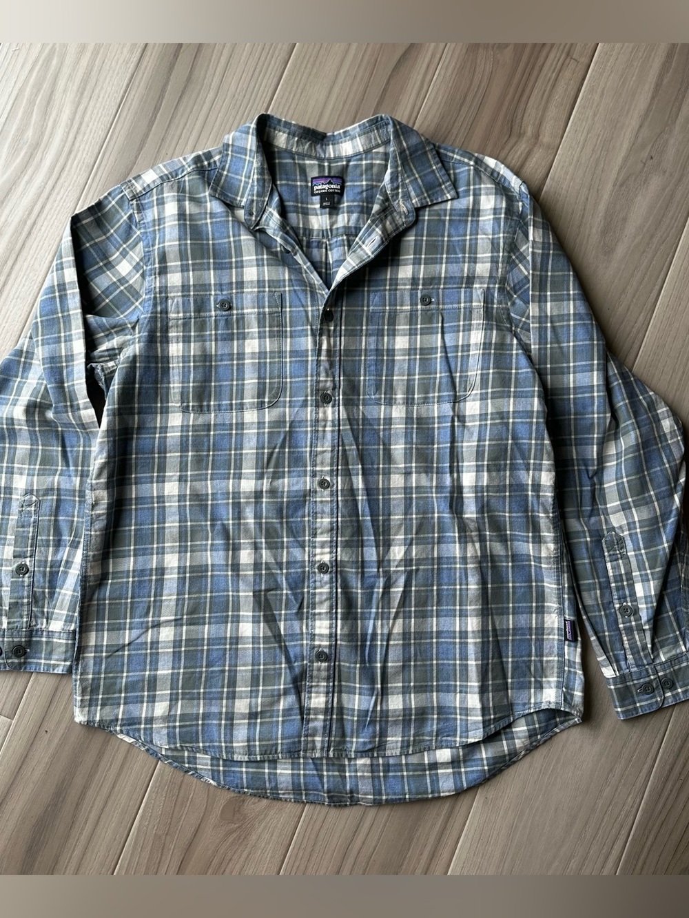 Patagonia Plaid Organic Cotton Button Down Shirt